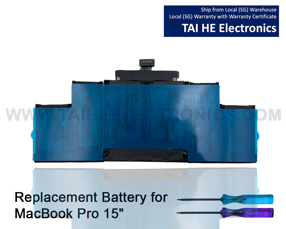 Battery for MacBook Pro 15 Inch Retina A1398 (Late 2013, Mid 2014, Early 2015) Laptop Battery Replacement Model A1494 A1618 Battery 8440mAh (Upgraded 6.2 Versions)