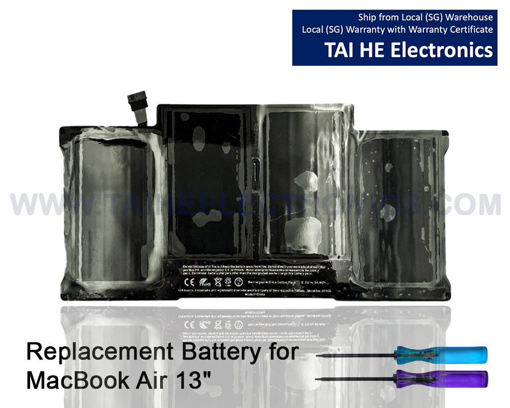 A1466 Battery MacBook Air Battery Replacement for MacBook Air 13 inch A1466 (Mid 2012, Mid 2013, Early 2014, Early 2015, 2017) A1369(Late 2010,Mid 2011)?2nd Version Upgrade? Battery A1496 A1405 A1377