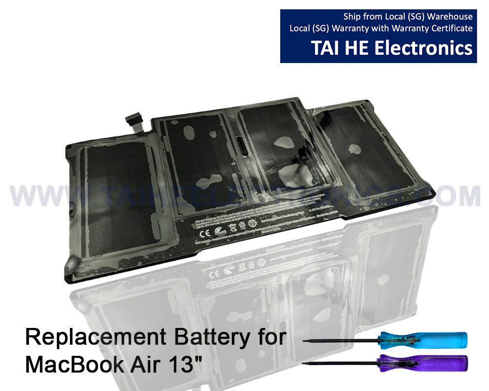 A1466 Battery MacBook Air Battery Replacement for MacBook Air 13 inch A1466 (Mid 2012, Mid 2013, Early 2014, Early 2015, 2017) A1369(Late 2010,Mid 2011)?2nd Version Upgrade? Battery A1496 A1405 A1377