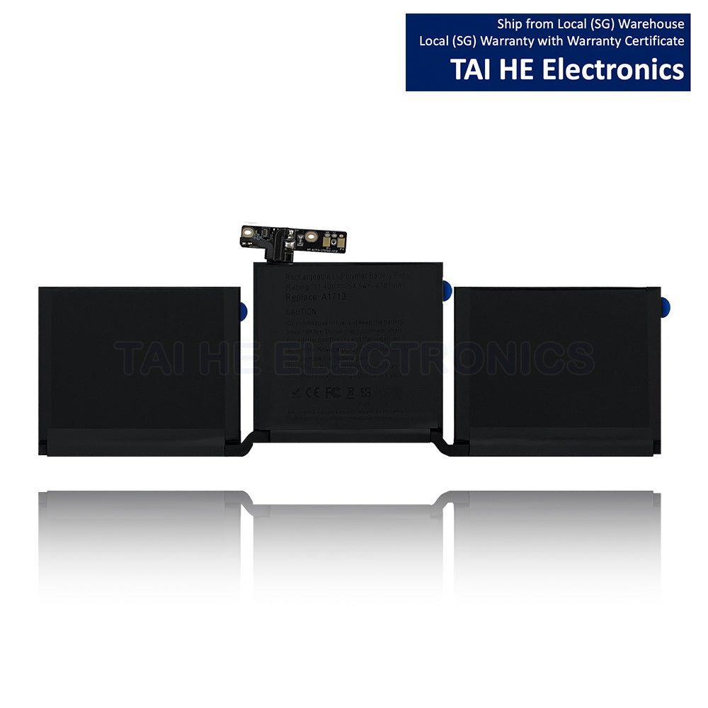 Battery A1713 A2171 for MacBook Pro 13 Inch A2159 (2019) A2289 (2020) A2338 (2020), A1708 Late 2016 Mid 2017 (EMC 2978 3164), MPXQ2LL/A MLL42LL/A MLUQ2LL/A MPXR2LL/A MPXU2LL/A MPXT2LL/A