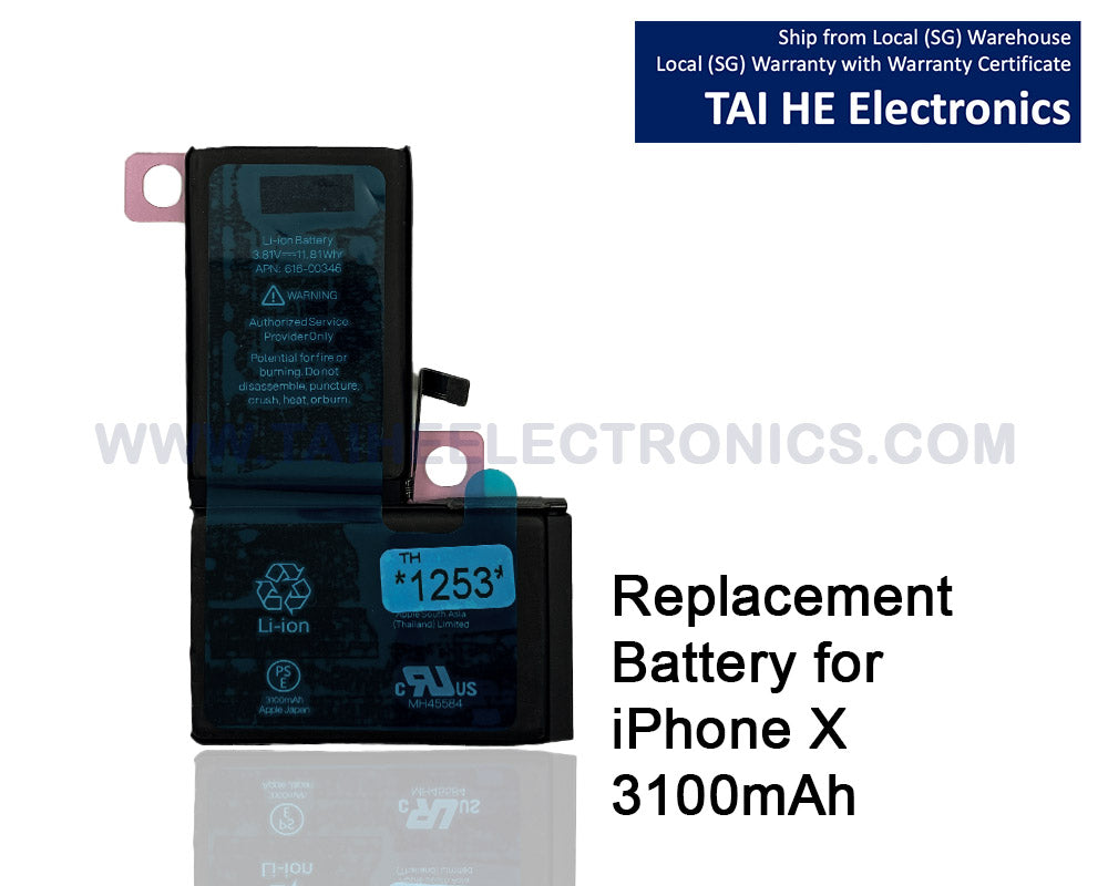 Replacement Battery for iPhone X