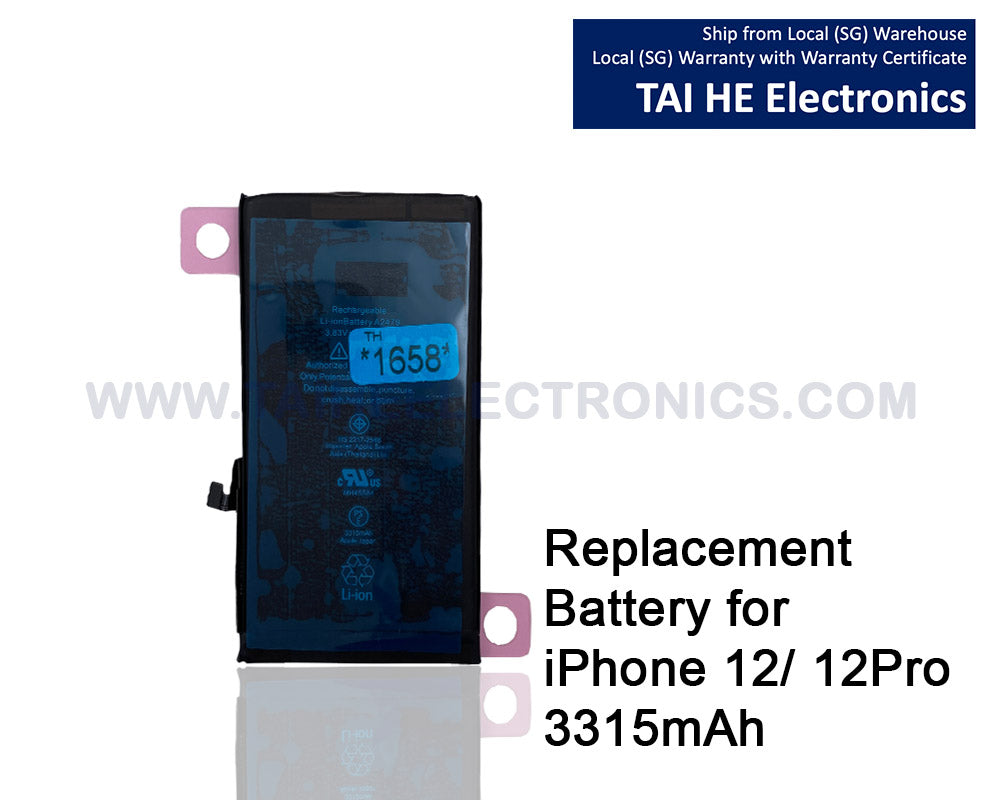 Replacement Battery for iPhone 12 iPhone 12Pro iPhone 12 Pro