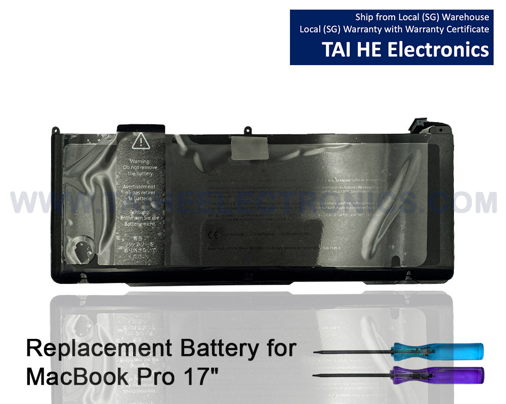 A1383 Replacement Laptop Battery for Apple Early 2011 Late 2011 MacBook Pro 17-inch A1297 EMC 2352-1 2564 Battery MacBook Pro 17" Core i7 A1297 Apple A1383 Battery 95Wh