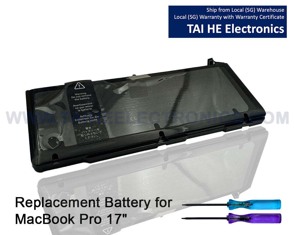 A1383 Replacement Laptop Battery for Apple Early 2011 Late 2011 MacBook Pro 17-inch A1297 EMC 2352-1 2564 Battery MacBook Pro 17" Core i7 A1297 Apple A1383 Battery 95Wh