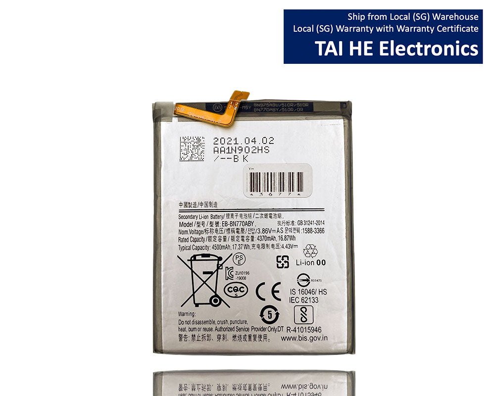 Battery Replacement for Samsung Note10Lite Samsung Note 10 Lite